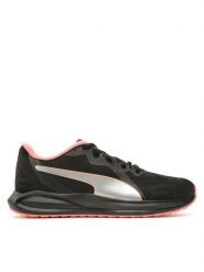 Puma Buty do biegania Twitch Runner Metallic 378548 01 Czarny. Czarne buty do biegania Puma, bez wzorów, z materiału, bez zapięcia, do biegania. Za 179.99 zł.