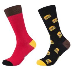 Skarpetki sportowe dla dorosłych FUNSOCKS Motifs 2PPK Socks. Skarpetki X-Socks, bez wzorów, z bawełny. Za 29.99 zł.