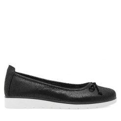 Baleriny Clara Barson. Czarne baleriny Clara Barson, bez wzorów, bez obcasa, bez zapięcia. Za 59.99 zł.