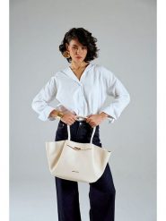 Vince Camuto Shopper bag "Prato" w kolorze beżowym - 52 x 27 x 13 cm rozmiar: onesize. Brązowe shopper bag Vince Camuto, bez wzorów, z materiału, na ramię, bez dodatków. Za 126.75 zł.