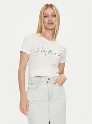 JDY T-Shirt Michigan 15311702 Biały Regular Fit. Białe t-shirty JDY, xl, bez wzorów, z bawełny, bez kołnierzyka, bez ramiączek. Za 59.99 zł.