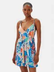 Maaji Sukienka letnia Tropical Bliss Tropi PT2537CSD001 Kolorowy Regular Fit. Sukienki Maaji, m, bez wzorów, z wiskozy, bez kołnierzyka, bez ramiączek. Za 299.99 zł.