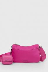 MICHAEL Michael Kors torebka kolor różowy. Czerwone listonoszki MICHAEL Michael Kors, bez wzorów, bez dodatków. Za 1,179.90 zł.