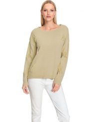 Heine Sweter w kolorze żółtym rozmiar: 44. Żółte swetry Heine, bez wzorów, bez ramiączek. Za 43.99 zł.
