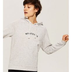 Bluza z napisem - Jasny szar. Bluzy marki DOMYOS. W wyprzedaży za 39.99 zł.