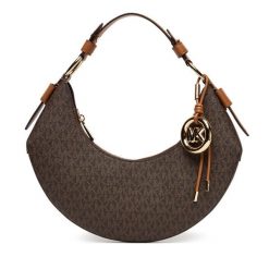 Torebka MICHAEL Michael Kors. Brązowe torebki klasyczne MICHAEL Michael Kors, bez wzorów, klasyczne, bez dodatków. Za 1,129.00 zł.