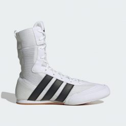 Buty BOX HOG CLASSIC. Białe buty treningowe adidas, bez wzorów, bez zapięcia. Za 329.00 zł.