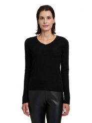 Betty Barclay Kaszmirowy sweter w kolorze czarnym rozmiar: 44. Czarne swetry Betty Barclay, bez wzorów, z kaszmiru, bez ramiączek. Za 193.95 zł.