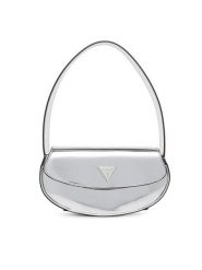 Guess Torebka HWMY94 96780 Srebrny. Szare torebki klasyczne Guess, z aplikacjami, ze skóry, bez dodatków. Za 299.99 zł.