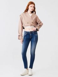 LTB Dżinsy - Skinny fit - w kolorze granatowym rozmiar: W33/L36. Niebieskie jeansy LTB, l, z aplikacjami, ze skóry, klasyczne. Za 127.65 zł.