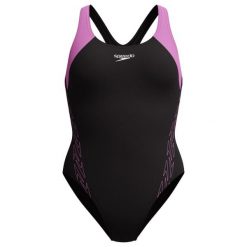 Damski Jednoczęściowy Kostium Kąpielowy Hyprbm Splc Racerback. Fioletowe stroje jednoczęściowe Speedo, bez wzorów, sportowe. Za 207.99 zł.