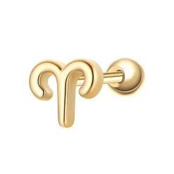 Glanzstücke München Piercing Sterling Silber gelbgold Kolczyki 1 ct Damski. Żółte kolczyki Glanzstücke München, pozłacane. Za 110.49 zł.