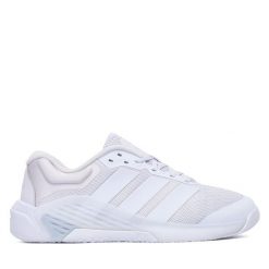 Buty na siłownię adidas. Fioletowe buty treningowe adidas, bez wzorów, bez zapięcia, na fitness i siłownię. Za 479.99 zł.