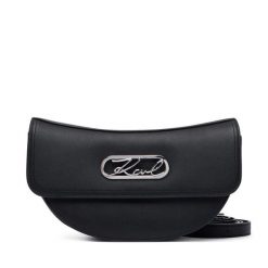 Torebka KARL LAGERFELD. Czarne listonoszki KARL LAGERFELD, bez wzorów, bez dodatków. Za 1,099.00 zł.