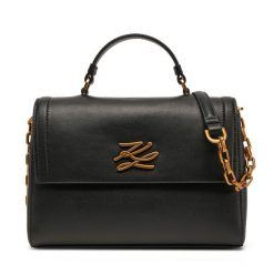 Torebka KARL LAGERFELD. Czarne torebki klasyczne KARL LAGERFELD, bez wzorów, klasyczne, bez dodatków. Za 849.99 zł.
