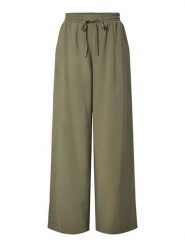 YAS Spodnie w kolorze khaki rozmiar: 34. Brązowe spodnie materiałowe YAS, bez wzorów, z materiału. Za 148.96 zł.
