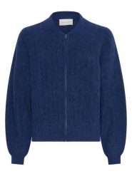 MOSS COPENHAGEN Kardigan "Nenaya" w kolorze niebieskim rozmiar: M/L. Niebieskie swetry Moss Copenhagen, l, bez wzorów, z wełny, bez ramiączek. Za 259.13 zł.