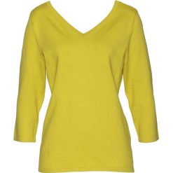Sweter bonprix żółto-zielony. Swetry marki bonprix. Za 59.99 zł.