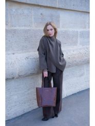 Maison héritage PARIS Skórzany shopper bag "Runa" w kolorze brązowym - 28 x 32 x 12 cm rozmiar: onesize. Brązowe shopper bag maison héritage PARIS, bez wzorów, z materiału, na ramię, bez dodatków. Za 369.99 zł.