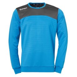 Bluza Kempa Emotion 2.0. Niebieskie bluzy bez kaptura Kempa, xl, bez wzorów, bez kaptura, na fitness i siłownię. Za 191.00 zł.