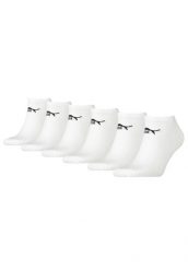 Puma Skarpety Elements Sneaker 6-Pack 90798402. Białe skarpetki Puma, bez wzorów, z bawełny. Za 76.99 zł.