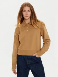 Tommy Hilfiger Bluza WW0WW44081 Khaki Regular Fit. Brązowe bluzy Tommy Hilfiger, xl, bez wzorów, z bawełny, bez kaptura. Za 399.99 zł.