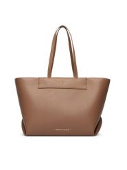 Armani Exchange Torebka XW001548 AF26447 U6186 Brązowy jasny. Brązowe shopper bag Armani Exchange, bez wzorów, ze skóry, bez dodatków. Za 754.99 zł.