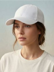 Bawełniana czapka z daszkiem - biały. Białe czapki z daszkiem Sinsay, bez wzorów, z bawełny. Za 9.99 zł.
