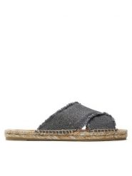 Castañer Espadryle Palmera/032 021775 Szary. Szare espadryle Castañer, bez wzorów, z materiału, bez obcasa. Za 279.99 zł.