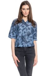 LEE FLORAL RESORT SHIRT DAMSKA KOSZULA RELAXED FIT WASHED BLUE L46DIULR 112110887. Niebieskie koszule Lee, l, bez wzorów, bez kołnierzyka, bez ramiączek. Za 129.99 zł.
