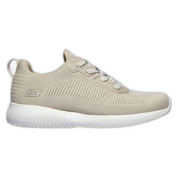 Buty damskie SKECHERS Bobs Sport Squad Tough Talk. Brązowe buty treningowe Skechers, bez wzorów, bez zapięcia, trekkingowe, skechers sport. Za 189.99 zł.