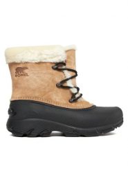 Sorel Śniegowce Snow Angel™ NL3482-234 Beżowy. Brązowe śniegowce Sorel, bez wzorów, ze skóry, bez zapięcia. Za 719.99 zł.