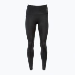 Legginsy treningowe damskie Gymshark Training Mesh. Czarne legginsy Gymshark, bez wzorów, z meshu, sportowe. Za 109.99 zł.