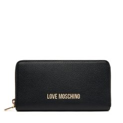 Portfel LOVE MOSCHINO. Czarne portfele Love Moschino, bez wzorów. Za 219.99 zł.