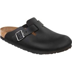 Kapcie Birkenstock Boston Dorosłych. Czarne kapcie Birkenstock, bez wzorów. Za 761.00 zł.