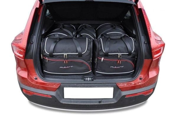 Torby Do Bagażnika Volvo Xc40 2017+ 5Szt Kjust. Czarne torby podróżne KJUST, bez wzorów, z kauczuku. Za 1,400.00 zł.