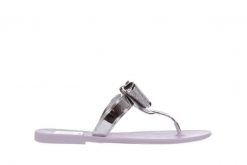 Japonki T&G Fashion 22-118 Lila, Róż/ Srebro, Guma - 38. Fioletowe japonki t&g, z aplikacjami, z gumy. W wyprzedaży za 26.10 zł.