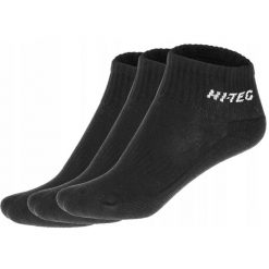 Skarpetki Do Kostek Unisex Dla Dorosłych Quarro 3pak. Czarne skarpetki Hi-tec, bez wzorów, trekkingowe. Za 37.99 zł.