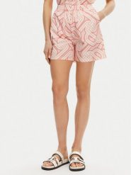 Silvian Heach Szorty materiałowe GPP25365SH Różowy Regular Fit. Czerwone szorty Silvian Heach, bez wzorów, z bawełny. Za 269.99 zł.