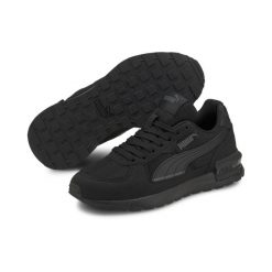 Młodzieżowe buty sportowe Graviton PUMA. Czarna buty treningowe Puma, bez wzorów, z gumy, bez zapięcia, do biegania. Za 337.00 zł.