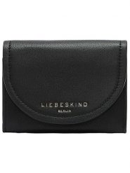 LIEBESKIND BERLIN Skórzany portfel "Louisa" w kolorze czarnym - 11 x 8 x 2,5 cm rozmiar: onesize. Czarne portfele Liebeskind Berlin, bez wzorów, z materiału. Za 189.74 zł.