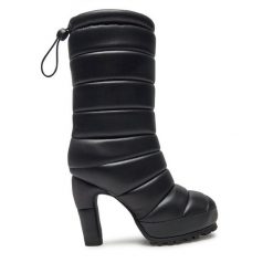 Botki United Nude. Czarne botki United Nude, bez wzorów, bez obcasa, na słupku, bez zapięcia. Za 739.99 zł.