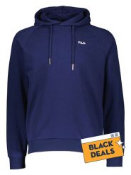 Fila Bluza w kolorze granatowym rozmiar: M. Niebieskie bluzy Fila, m, bez wzorów, bez ramiączek, z kapturem. Za 110.04 zł.