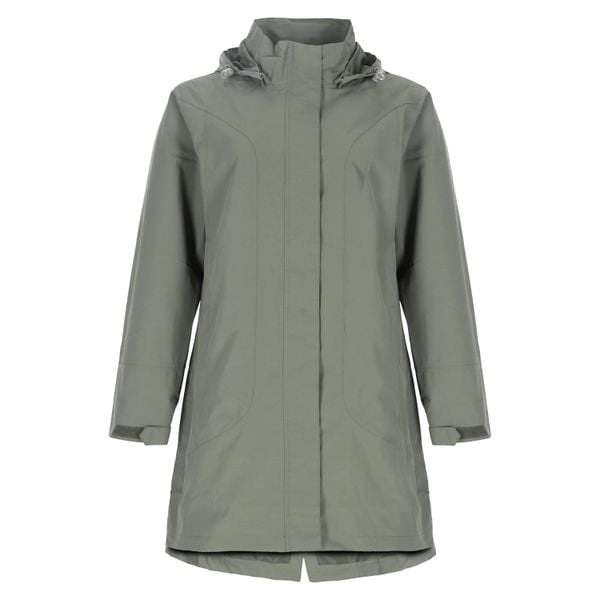 Parka dla kobiet Pro-X Elements Clarissa. Zielone płaszcze PRO-X ELEMENTS, m, bez wzorów, z materiału, z kapturem. Za 526.00 zł.