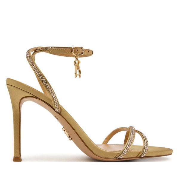 Sandały Steve Madden. Żółte sandały Steve Madden, bez wzorów, bez obcasa, na szpilce, bez zapięcia. Za 519.99 zł.