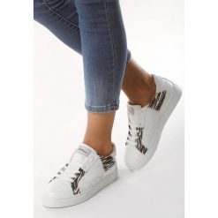 Białe Sneakersy Patchwork. Buty sportowe lifestyle marki Born2be. Za 119.99 zł.