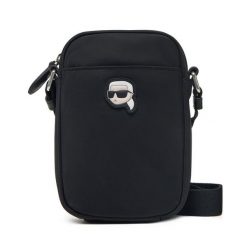 Torebka KARL LAGERFELD. Czarne listonoszki KARL LAGERFELD, bez wzorów, bez dodatków. Za 369.99 zł.