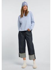 ELBSAND Bluza "Edrun" w kolorze błękitnym rozmiar: M. Niebieskie bluzy ELBSAND, m, bez wzorów, z bawełny, bez ramiączek, bez kaptura. Za 165.99 zł.