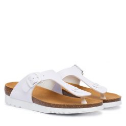 Japonki Scholl. Białe japonki Scholl, bez wzorów. Za 269.99 zł.