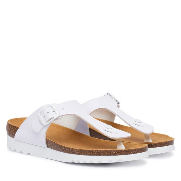 Japonki Scholl. Białe japonki Scholl, bez wzorów. Za 186.99 zł.